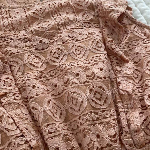 Monteau Mauve Lace Sleeveless Dress Size Small - Picture 14 of 15